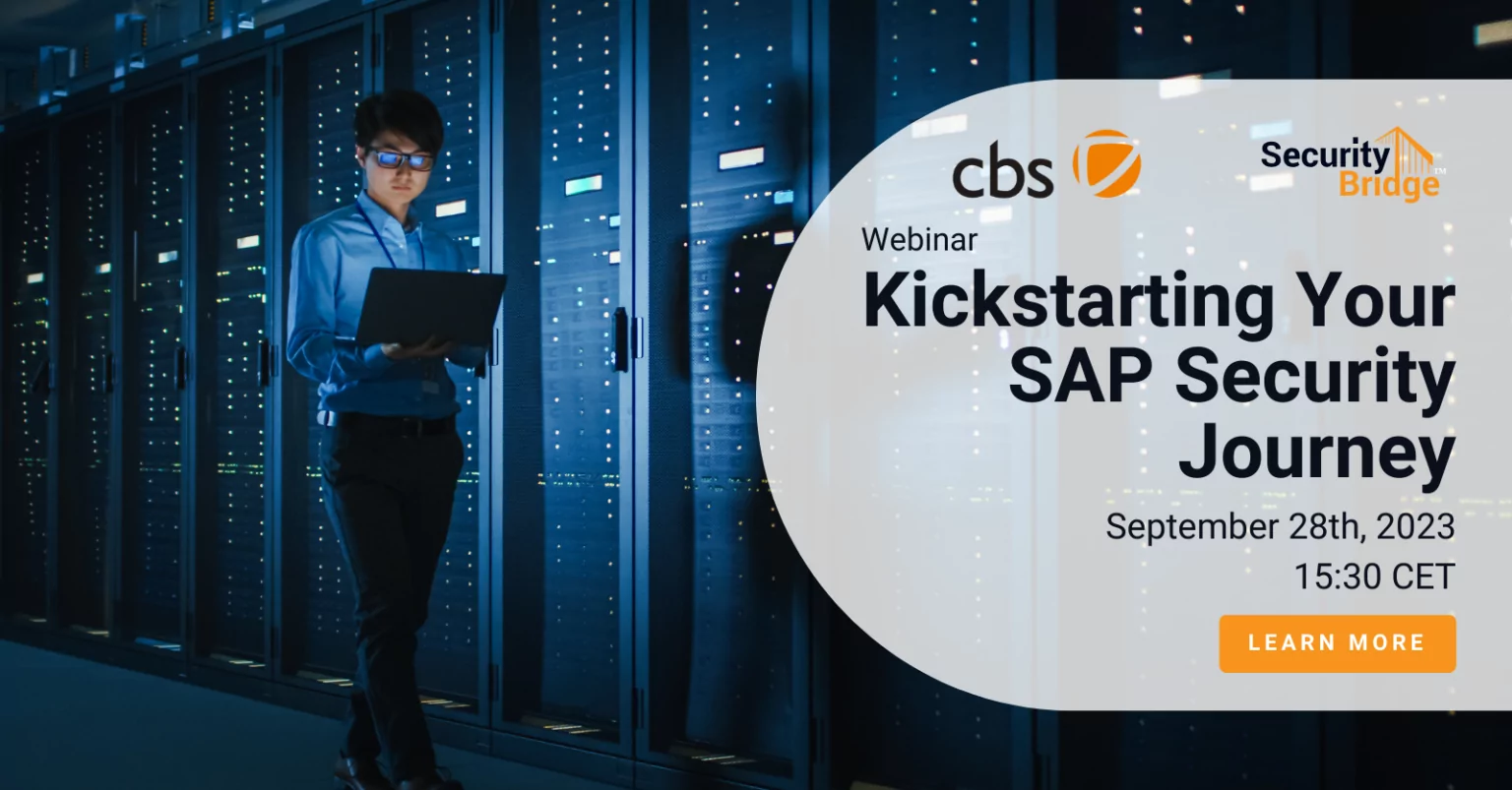 Webinar: Kickstarting Your SAP Security Journey