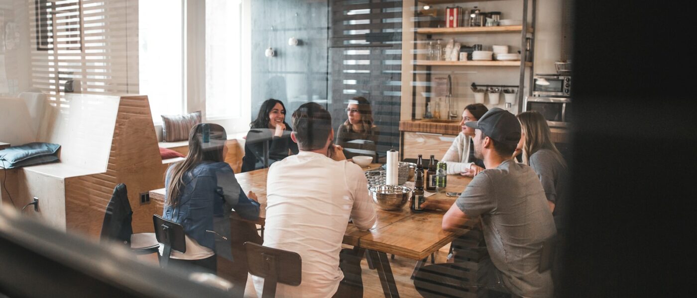 people sitting on chair