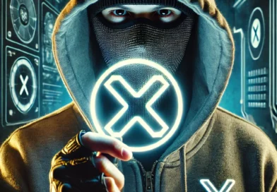 mysterious-man-wearing-a-hoodie-and-a-mask-holding-the-X.com-logo-in-his-hand.-The-background-is-dark-and-futuristic-with-subtle-neon-lighting